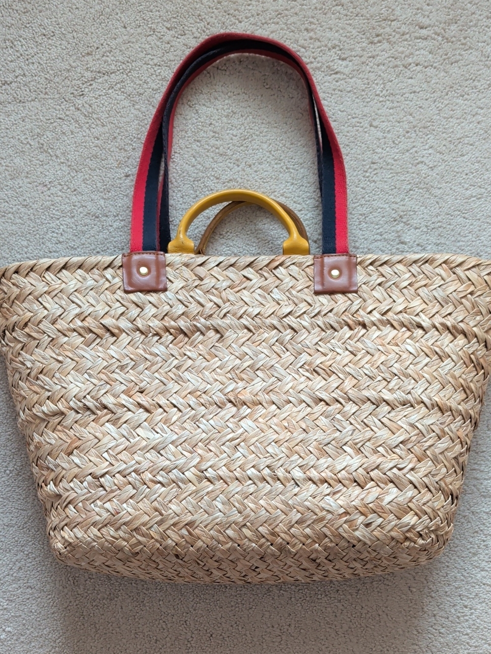 Clare V Natural Woven Le Big Sac Tote